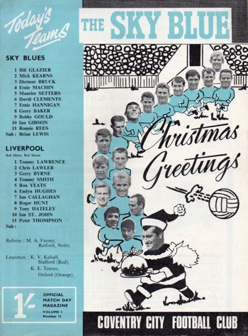 Match programme